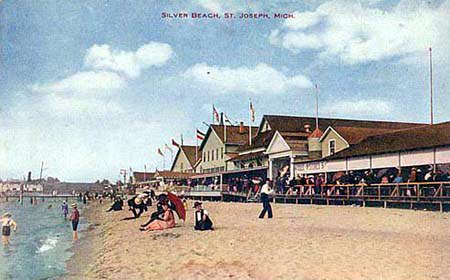 Silver Beach Amusement Park - Beach (newer photo)